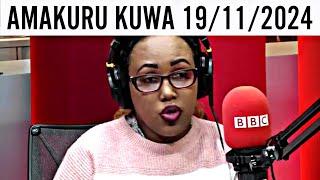 AMAKURU YA BBC GAHUZAMIRYANGO UYU MUNSI 19/11/2024