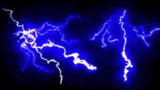 Blue Lightning Thunderstorm 4K