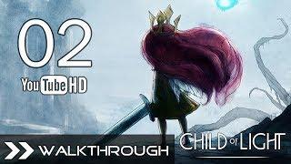 Child of Light Walkthrough Gameplay - Part 2 (Altar of Mahthildis) HD 1080p No Commentary