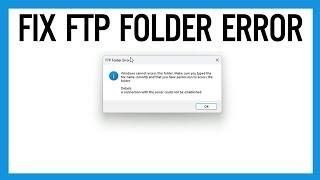 Fix FTP Folder Error