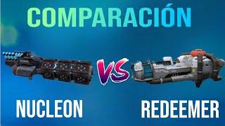  NUCLEON VS REDEEMER | Comparación // War robots test