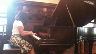 Nika playing Beethoven Sonata in C minor