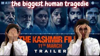 The Kashmir Files Official Trailer REACTION  I Anupam I Mithun I Darshan I Pallavi I Vivek