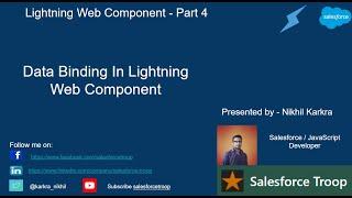 Data Binding In Lightning Web Component | Lightning Web Component Part 4