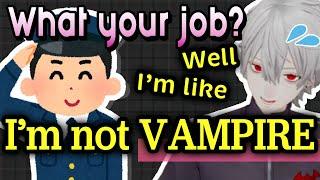 Because he is a VAMPIRE, would he be suspected by the police?[Romaji sub/Kuzuha/NIJISANJI JP CLIP]
