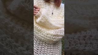 Real: связала идеальное платье из мохера тгк @Паучок Юля # #crochet #autumn #творчество #handmade