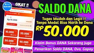 CARA DAPAT SALDO DANA GRATIS 50 RIBU PER HARI - GAME PENGHASIL UANG 2024 TERBUKTI MEMBAYAR