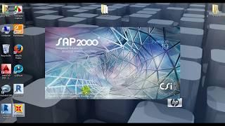 تسطيب وتفعيل SAP2000 v19