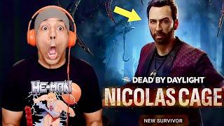 NICOLAS CAGE IN DEAD BY DAYLIGHT IS CRAZY!! [NEW DLC] [DBD]