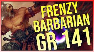 Diablo 3: Frenzy Barbarian GR 141 Solo (Top 35 NA) - D3 Season 28 Gameplay