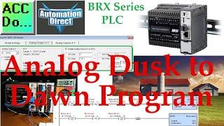 BRX Do-More PLC Analog Dusk to Dawn Program