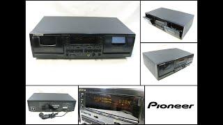 Vintage Pioneer CT-W503R Stereo Double Cassette Tape Deck (Made in Japan)