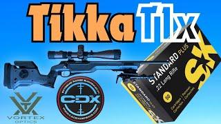 Tikka T1X - 50 Yard Ammo Test - SK Standard  Plus