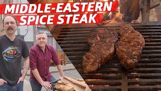 How to Cook Dry Rub Steaks Over a Huge Open Fire — Prime Time