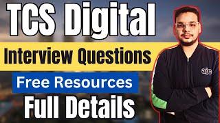 TCS Digital Interview 2024 | How to Prepare for TCS Digital Interview | TCS NQT Interview Questions