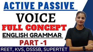 Active and Passive Voice || #englishgrammar #activeandpassivevoice || English Grammar for reet #reet