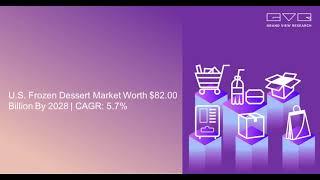 U.S. Frozen Dessert Market Size Is Expected To Reach USD 82.00 Billion by 2028| CAGR: 5.7%