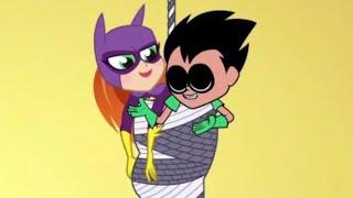 Batgirl & Robin moments in Superhero Feud | Dc Super Hero Girls & Teen Titans Go! Crossover