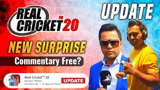 REAL Cricket 20 Mega Update | Commentary Pack FREE? | New Animation, Road To RCPL, Coming !!