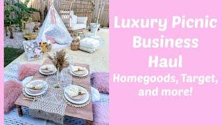 Luxury Picnic Business Haul| Boho Picnic Haul