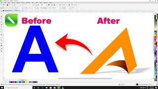 How To Create Letter A Logo Design || Best 3d Logo Design