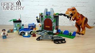 [Обзор LEGO]  Jurassic World ● Побег Ти Рекса 10758