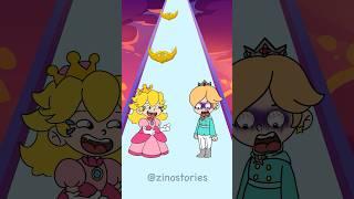 Funny Epic Challenge! Kiss Run Peach vs Rosalina#mario