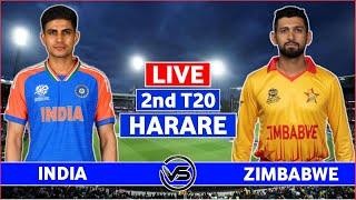 India vs Zimbabwe 2nd T20 Live | IND vs ZIM 2nd T20 Live Scores & Commentary