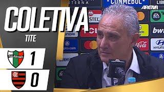 COLETIVA TITE | AO VIVO | Palestino x Flamengo - Conmebol Libertadores 2024