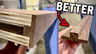 How I build floating shelves | NO PLYWOOD MITER FOLDS