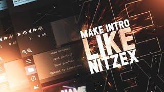 Make Intro Like Me (Nitzex) | Create A Cool 2D Simple Intro | Intro Tutorial On Android | By Nitzex