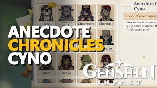 Anecdote Chronicles Cyno Genshin Impact