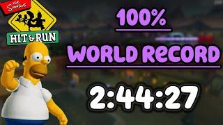 The Simpsons: Hit & Run 100% Speedrun 2:44:27 (World Record)