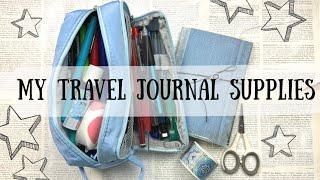 Travel Journal Supplies | What craft supplies am I taking with me when I travel