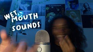 ASMR WET MOUTH SOUNDS, SPIT PAINTING, TRIGGERS WORDS, VISUAL HAND MOVEMENTS FOR SLEEP RIGHT NOW!