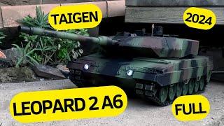 Leopard 2 A6 Full Metal und Full Smoke  RC Taigen Panzer   Unboxing Modell 2024