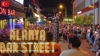 Alanya Bar Street - Walking tour in Alanya, Turkey 2021- Covid 19?!