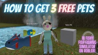 CODES to get 3 FREE PETS in Fishy Fish Fishing Simulator in Roblox! 