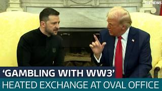 In full: Trump shouts at Zelenskyy as Oval Office meeting descends into chaos | ITV News