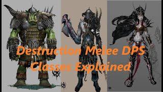 Destruction Melee DPS Classes Explained | Warhammer Online: Return of Reckoning