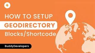 Step4: GeoDirectory shortcode/blocks/widgets