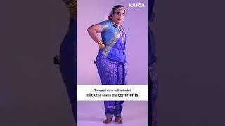 How to wear Bharatanatyam costume?