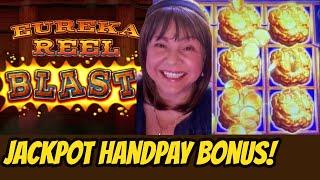 Awesome Bonus! Jackpot Handpay Eureka Reel Blast!