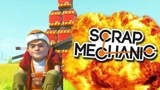 БОМБические эксперименты в Scrap Mechanic (Explosive Update 0.3.1)