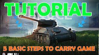 5 basic tips to carry games | WoT with BRUCE | World of Tanks Tutorial