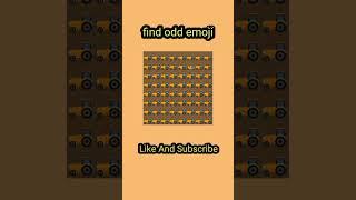 Find odd emoji#ytshorts#gkquiz #shortsfeed #trendingvedio #youtubeshorts #challenge for you