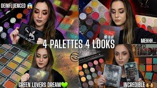 4 Palettes 4 Looks |Cosmic Brushes, Bella Beaute Bar, Colourpop, &Give Me Glow (Spooky Season Ready)