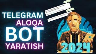 TELEGRAM ALOQA BOT YARATISH || KANALGA BOTNI ULASH BOSHQARISH