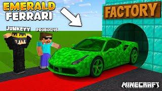 I OPENED A SUPER CAR FACTORY IN MINECRAFT with @ProBoiz95