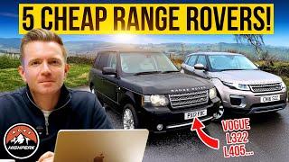 I BOUGHT 5 CHEAP RANGE ROVERS | High Peak Autos Marathon